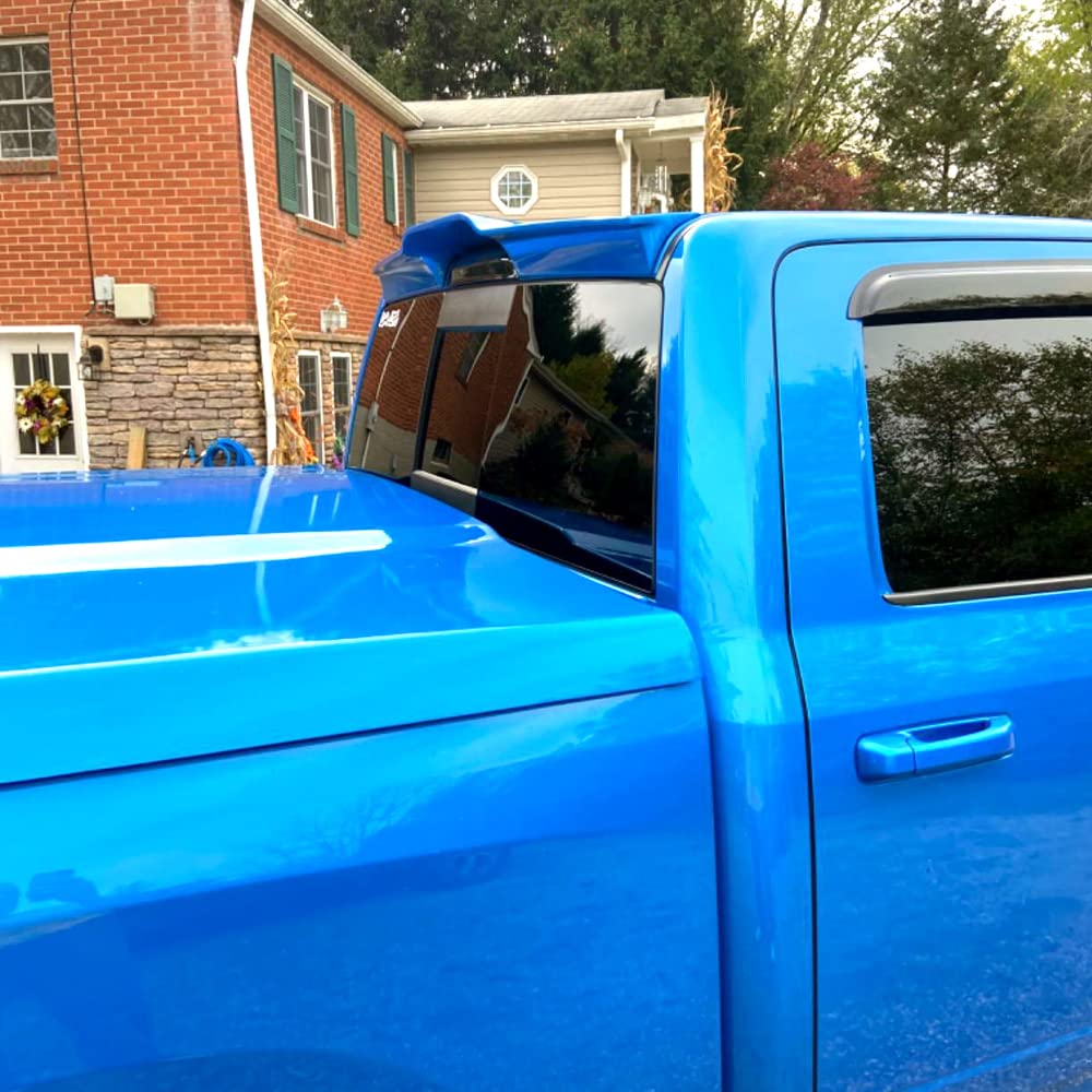 EGR982859 Painted EGR Truck Cab Spoiler for Dodge Ram 1500/2500/3500 | Light Khaki Metallic (AJC) | Aerodynamic Enhancement & Improved Fuel Efficiency | Perfect for Off-Roading & Highway Driving