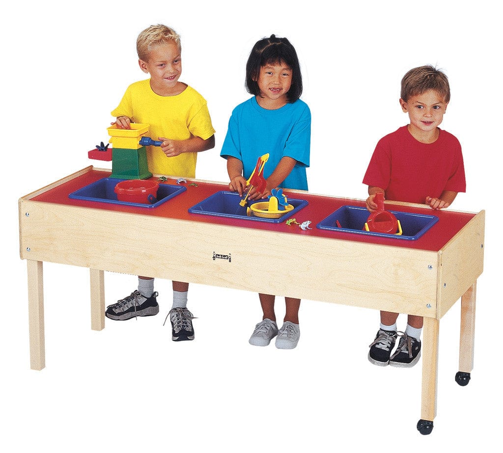 Jonti Craft 0885JC 3-Tub Sensory Play Table for Kids - 24