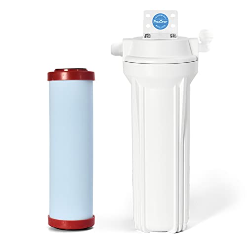 ProOne Coldstream Under-Counter Pressurized Water Filtration System with Faucet - High Performance Water Filter for Clean Drinking Water at Home, Office, or RV