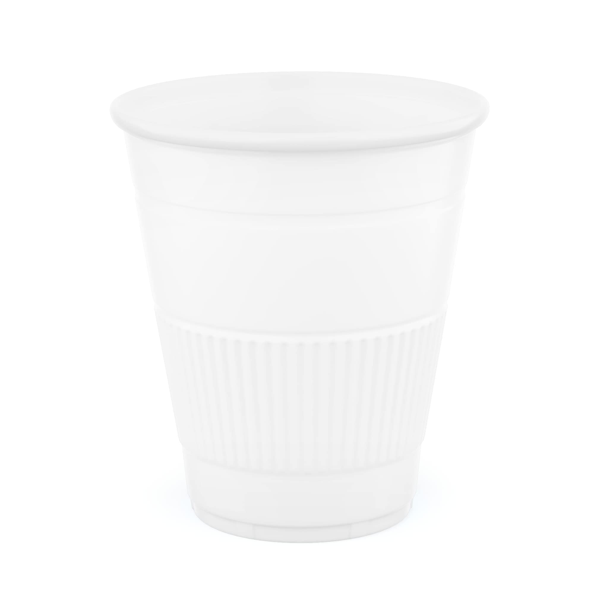 5 oz Disposable Plastic Cups - 50 Pack White Mini Cups for Bathroom, Medicine, Rinsing, Mouthwash | Party Supplies, Dental Use, Kids Drinks - Perfect for Parties, Clinics & Home Use