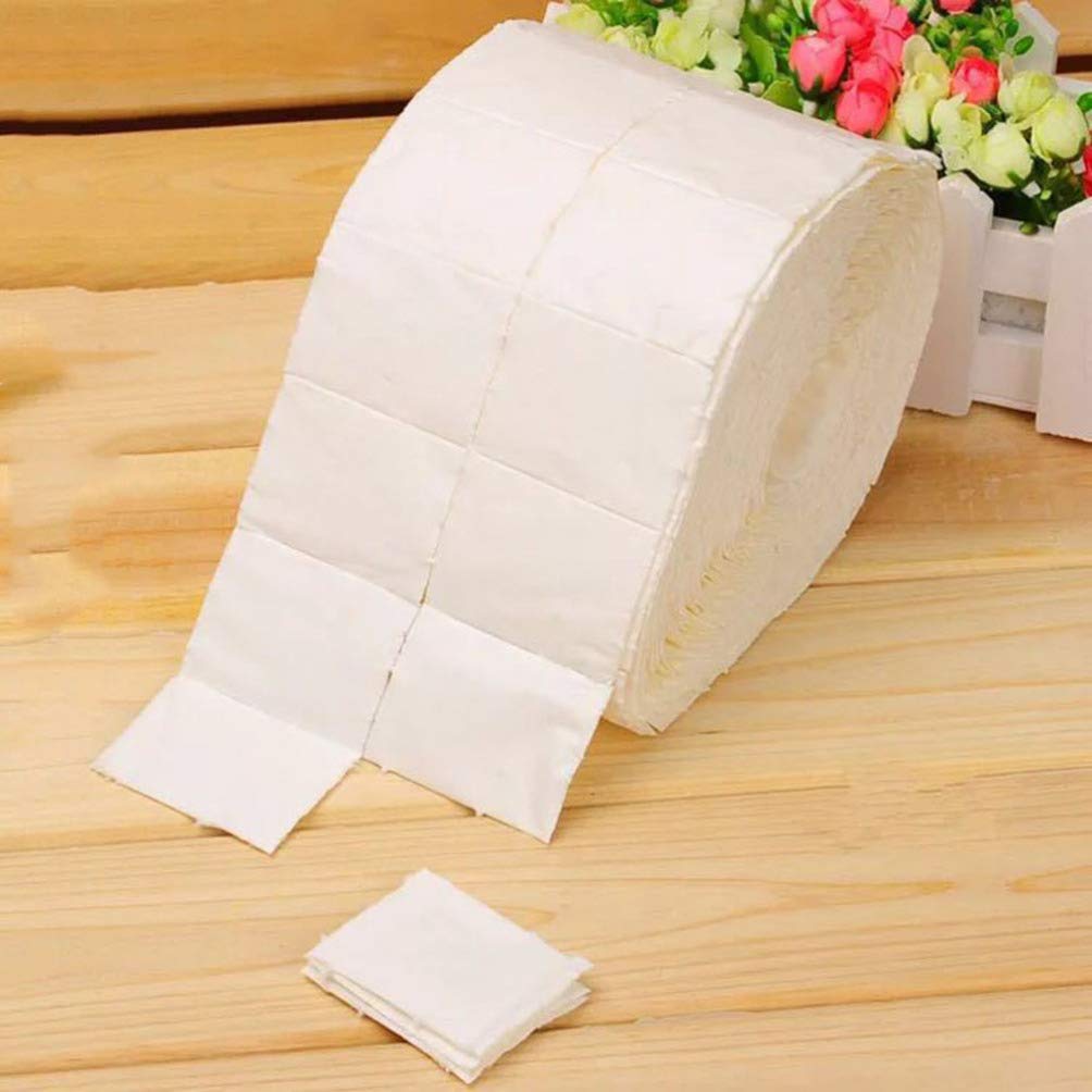 Beaupretty 300-Piece White Nail Polish Remover Towels | Disposable Nail Washing Paper for Salon & Home Manicure | Quick & Easy Nail Cleanup