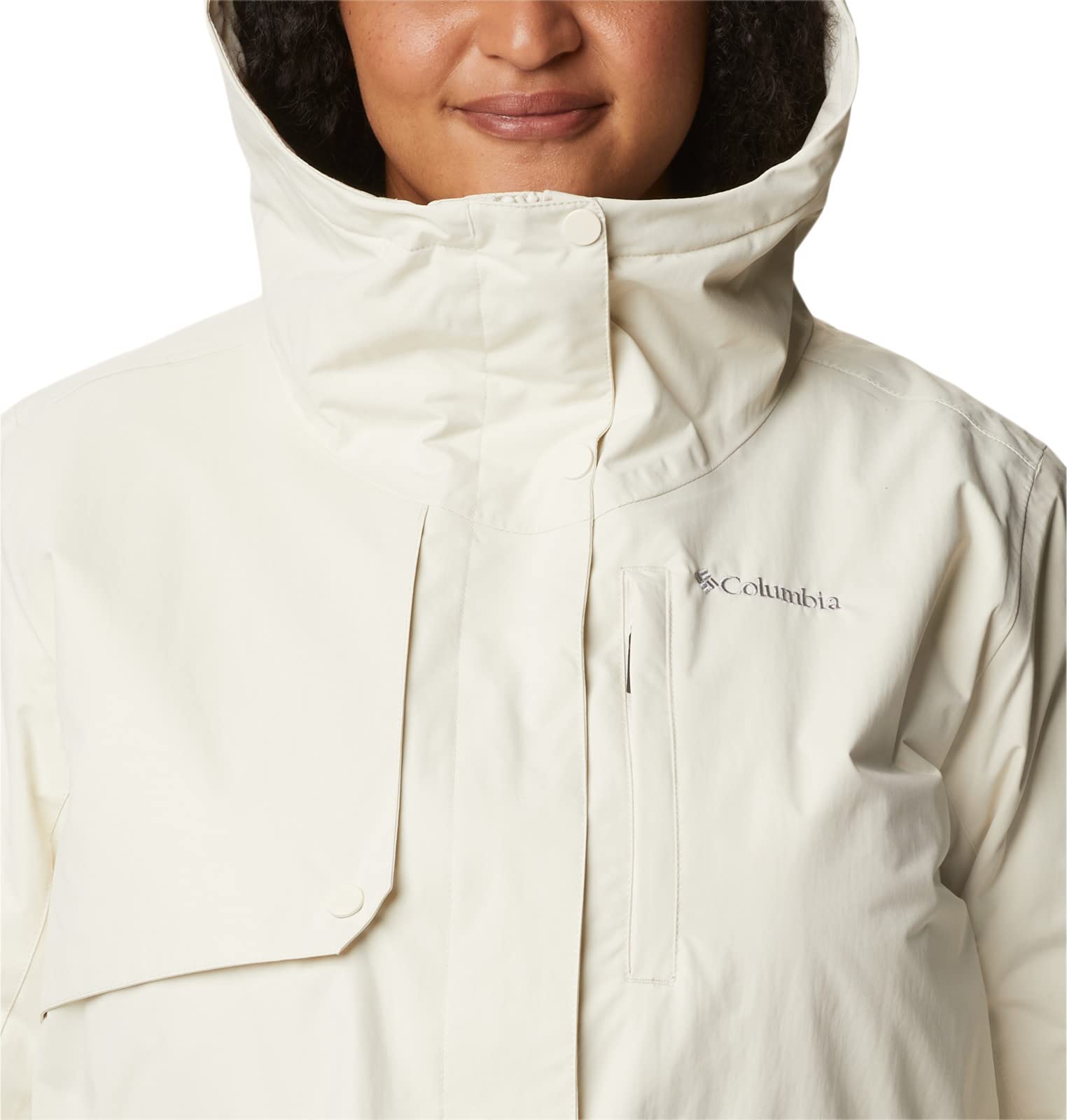 Columbia Women's Hadley Trail Jacket - Waterproof Hiking Jacket for Outdoor Adventures, Lightweight Windbreaker for Camping & Travel