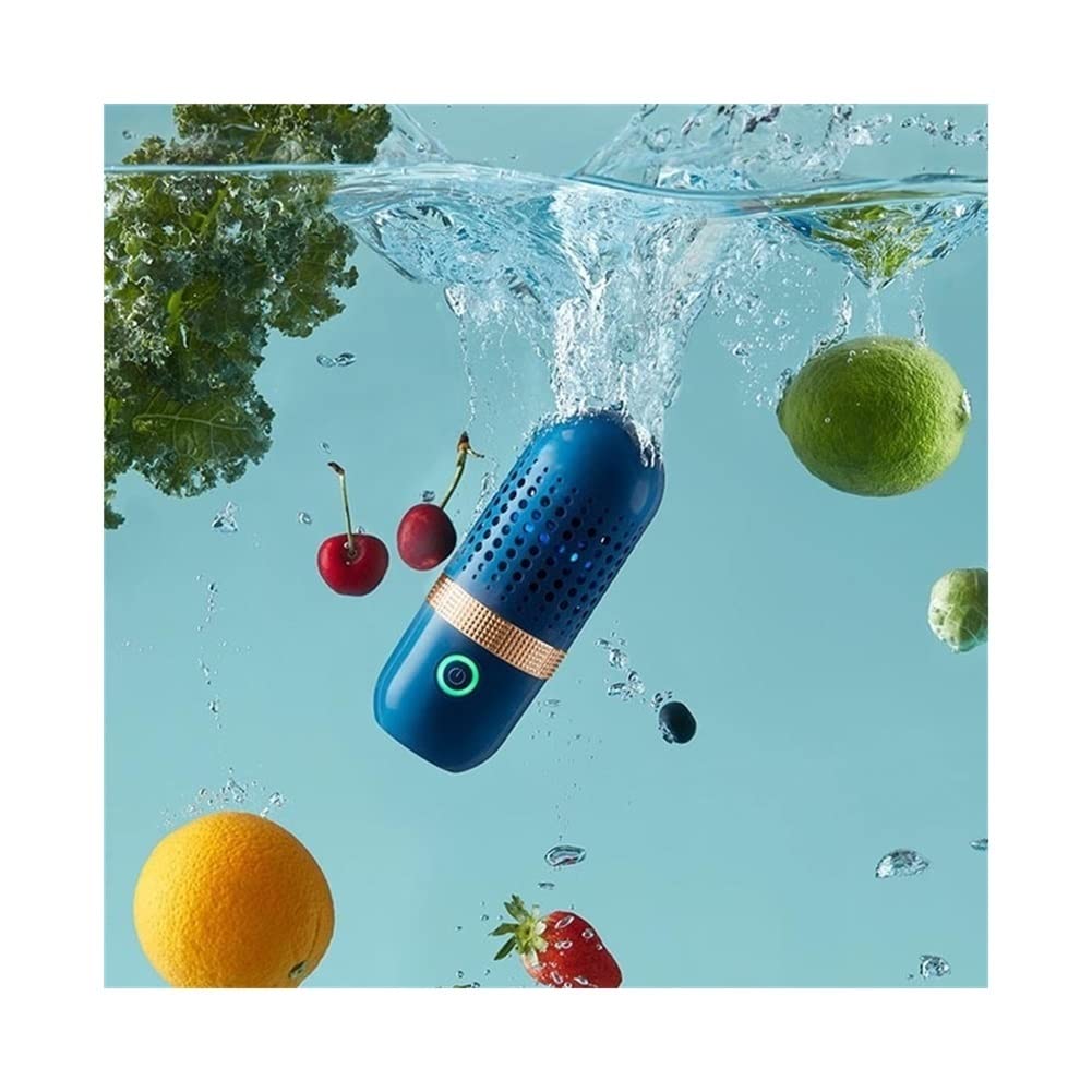 KUTTXRAS Portable Ultrasonic Vegetable & Fruit Washer - Mini USB Kitchen Food Cleaner & Purifier for Fresh Produce - Perfect for Home, Travel, and Camping