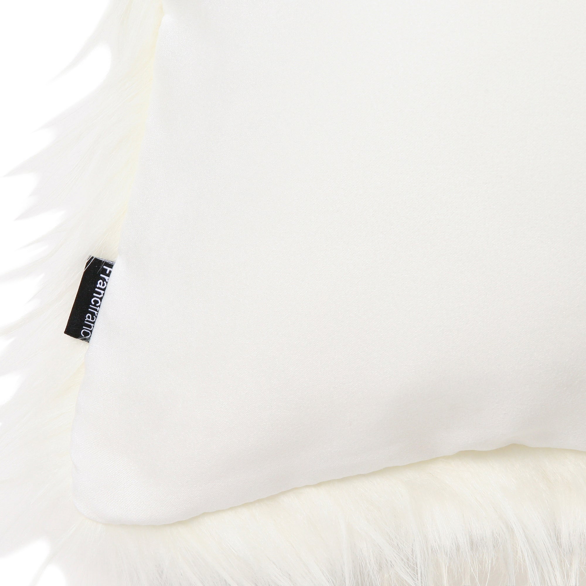 Premium Faux Fur Cushion Cover 18x18 Inches - Soft & Luxurious White Pillow Case for Sofa, Bed, Chair - Cozy Home Decor & Gift Idea