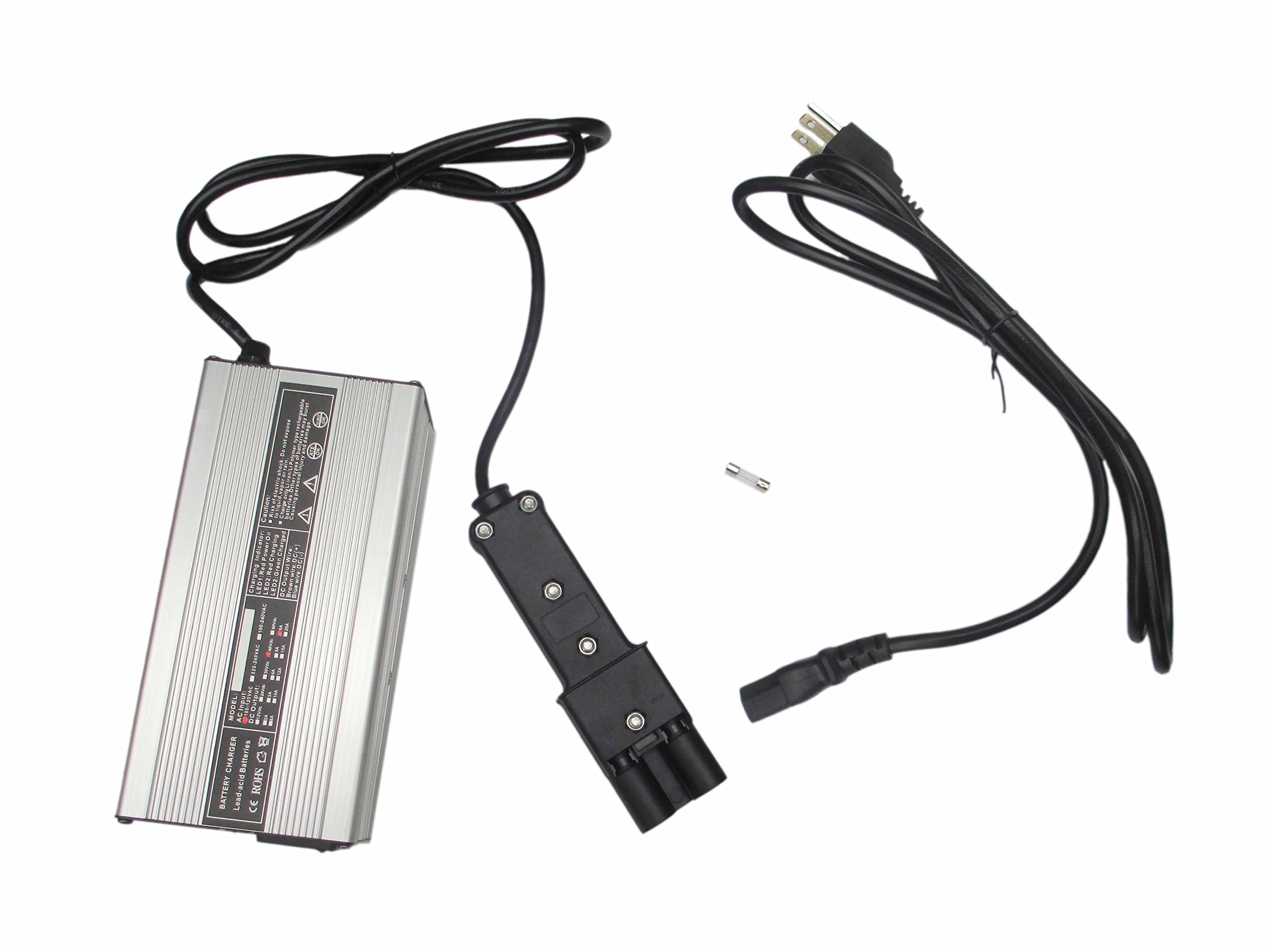 Premium 48V Battery Charger for Yamaha Golf Cart G19 G22 - 48 Volt SCR4817172 CRG-419 - Fast Charging & Reliable Power for Golf Carts, Electric Vehicles & Outdoor Power Equipment