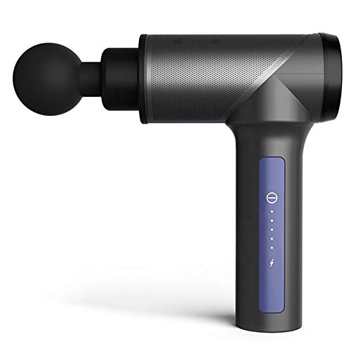 **Meresoy K1 Mini S 3400mAh Cordless Percussion Massage Gun - Deep Tissue Muscle & Fascia Massager for Pain Relief, 5 Speed Levels & 6 Heads, Portable for Athletes & Recovery (Black) – Perfect for Post-Workout, Travel & Home Use**