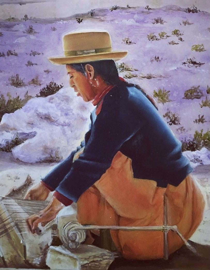 Alicia Mino Gonzalez: Altiplano Girl - Authentic Andean Art Print for Home & Office Decor | Perfect for Living Rooms, Bedrooms & Cultural Spaces