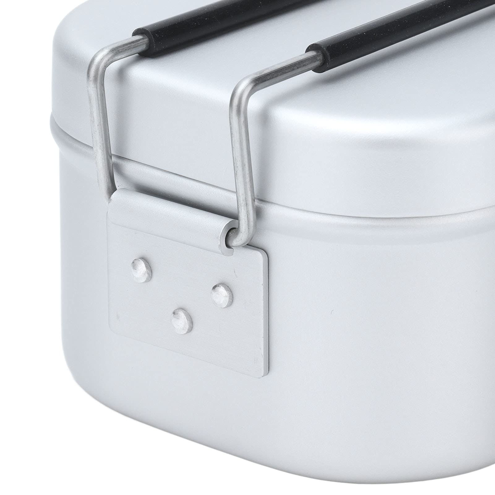 800ml Insulated Aluminum Bento Lunch Box with Lid - Leakproof & Portable for Office, School, Camping | Perfect for Meal Prep, Picnics & Outdoor Activities