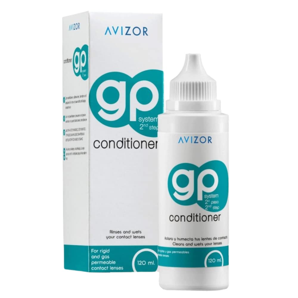 GP2 Contact Lens Solution for Rigid Lenses - Deep Cleaning & Disinfecting Formula for Daily Lens Care | Perfect for Travel & Overnight Storage