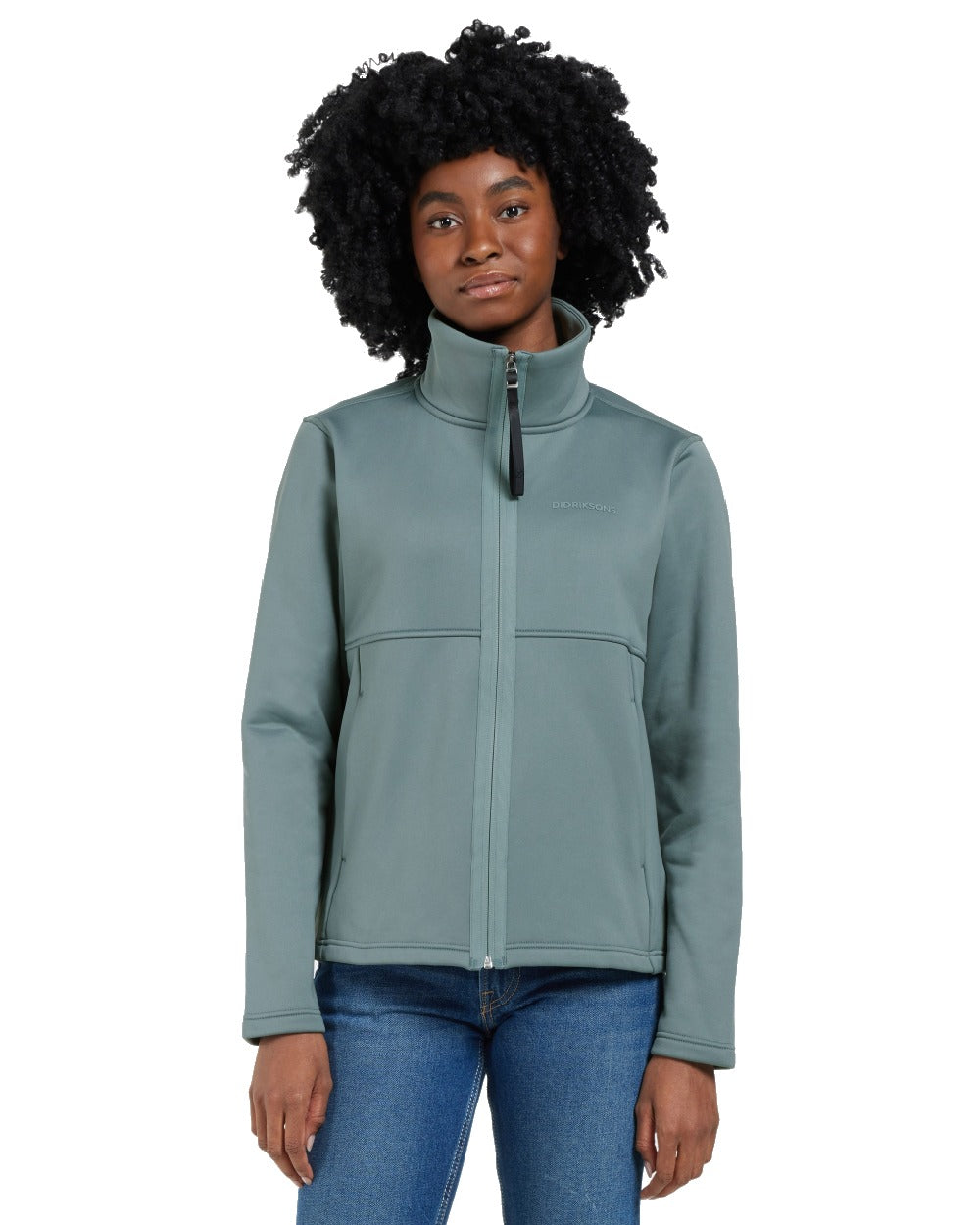 Didriksons Leah Women's Full Zip Fleece Jacket - Warm & Cozy Winter Outerwear for Hiking, Camping & Outdoor Activities