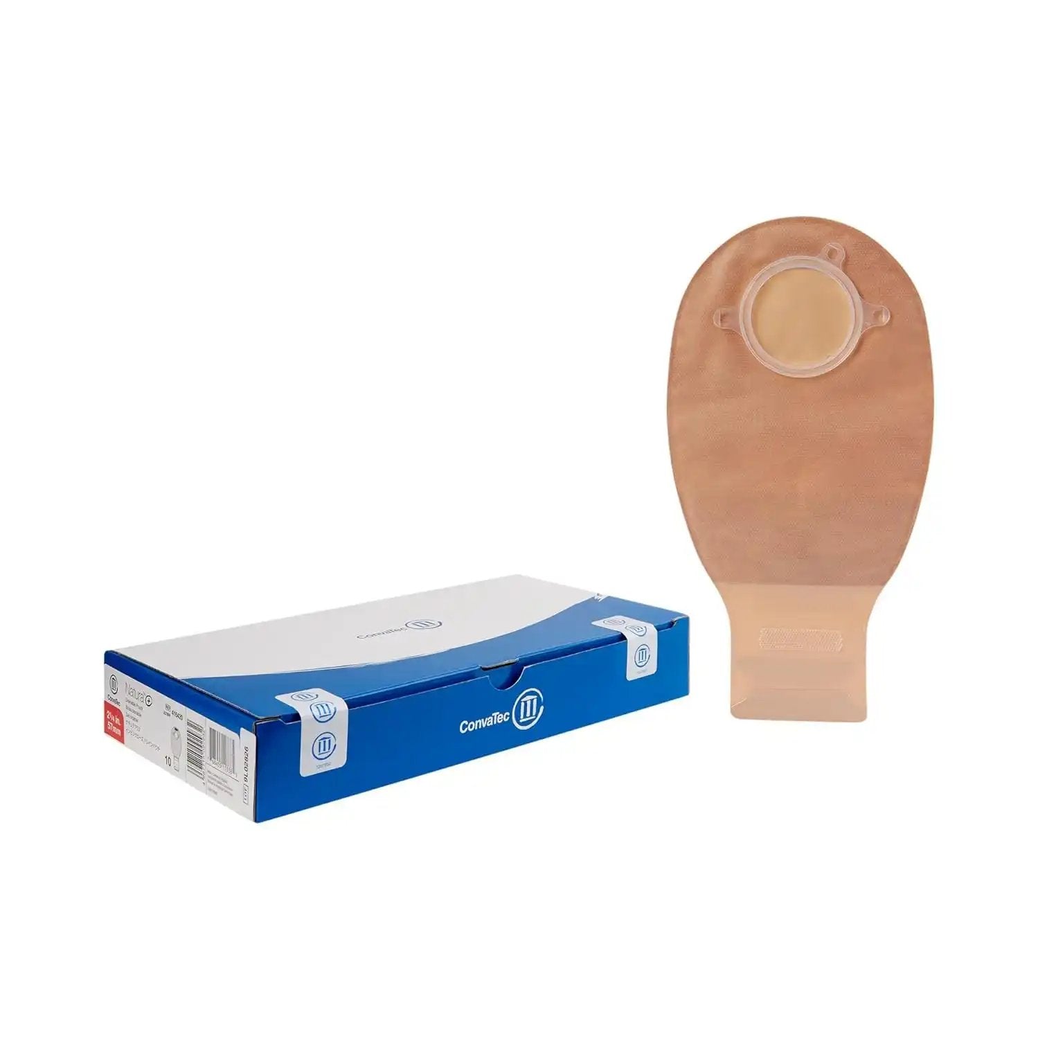 ConvaTec Natura + Drainable Ostomy Pouch with 2 1/4