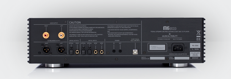 Musical Fidelity M6scd High-End CD Player with Digital Output - Perfect for Audiophiles & Home Theater Systems