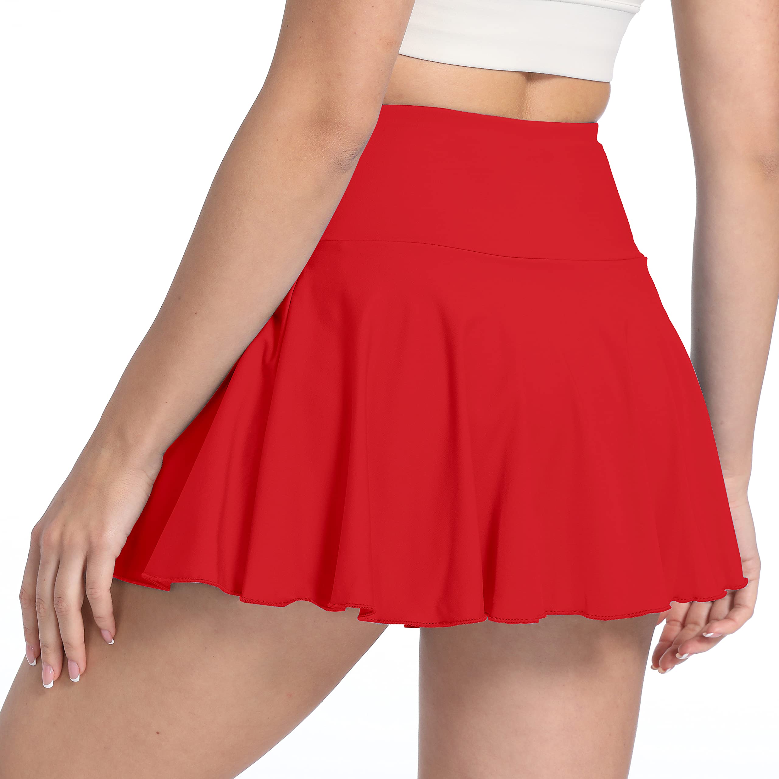 Fittari Women's Pleated Tennis Skirt with Pockets - Athletic Golf Skorts for Running, Workout & Sports - Breathable Activewear for Tennis, Golf & Gym