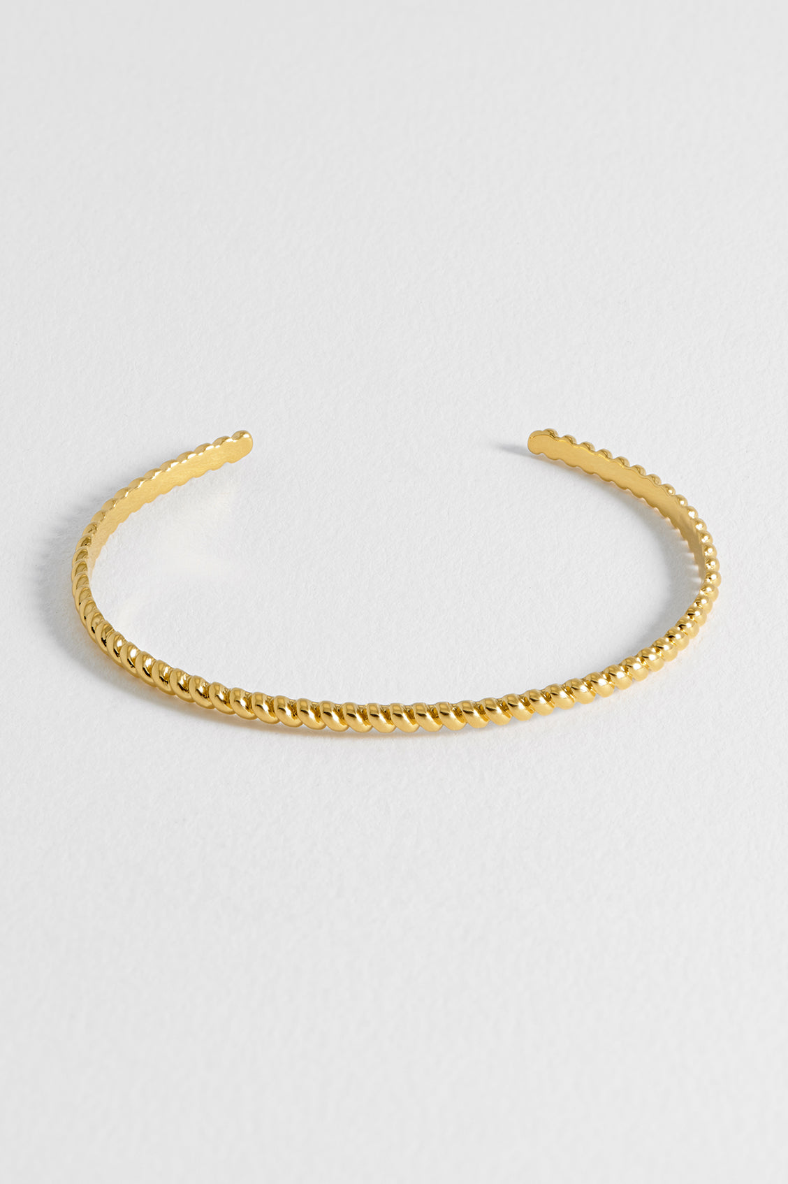 Open Rope Bangle Bracelet for Women - Adjustable Minimalist Gold & Silver Stackable Bangle - Perfect for Everyday Wear, Layering & Gifting