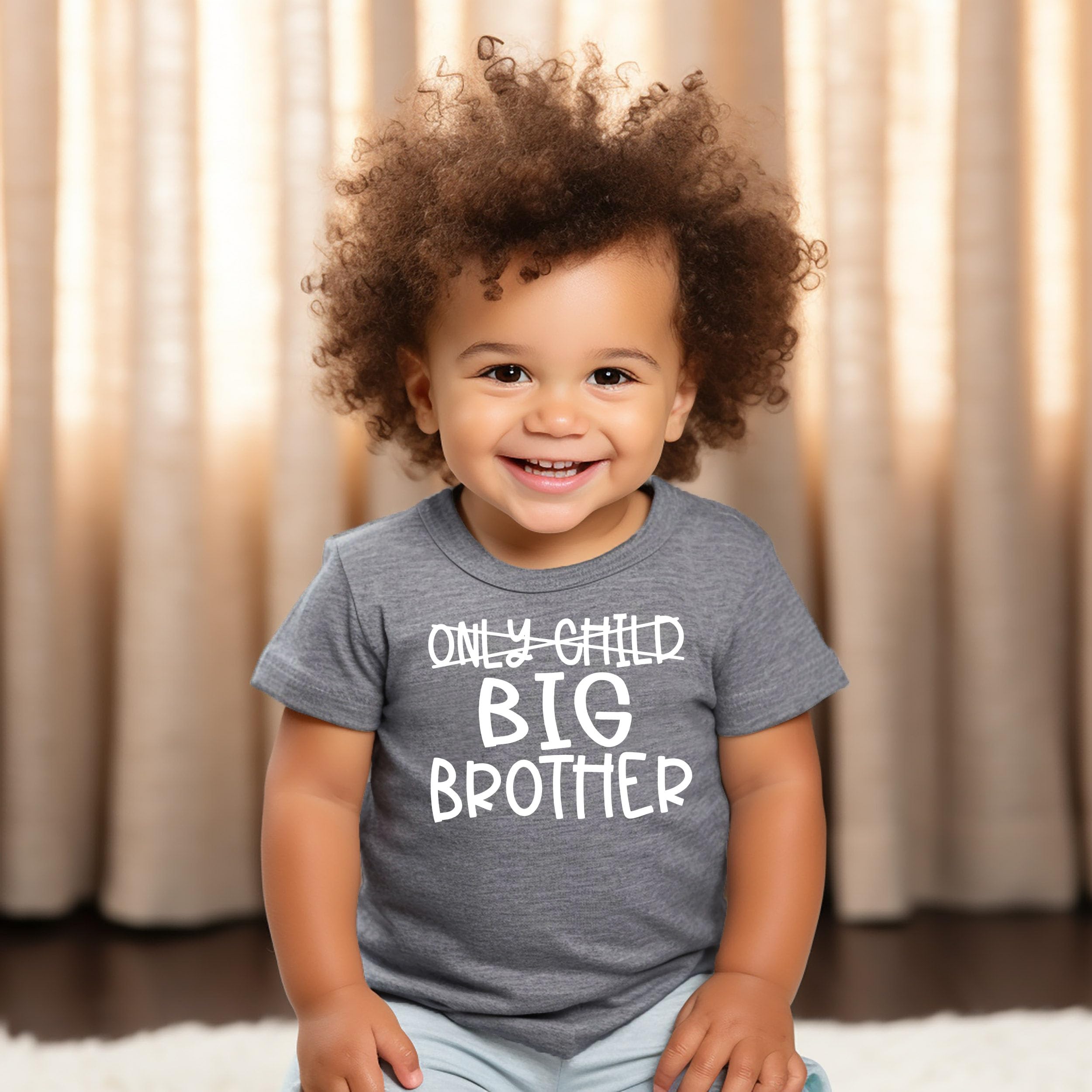 Big Brother Announcement Shirt for Boys - Cute Sibling Reveal Outfit for New Big Brothers | Perfect for Pregnancy Announcements & Gender Reveal Parties