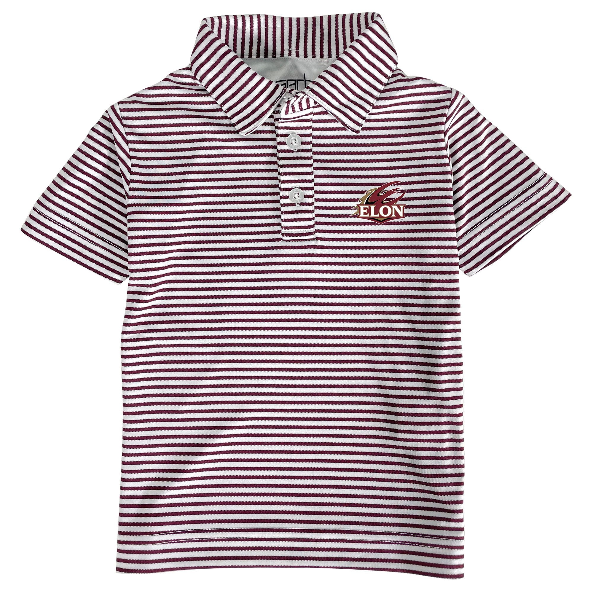 Elon University Phoenix Toddler Boys' Polo Shirt - 100% Cotton Short Sleeve Casual Top for Toddlers - Perfect for School, Playdates, and Family Outings