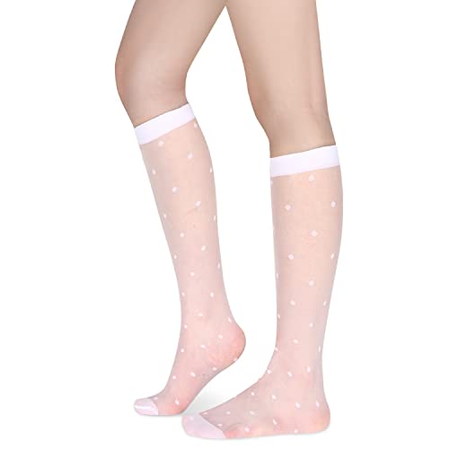 White Polka Dot