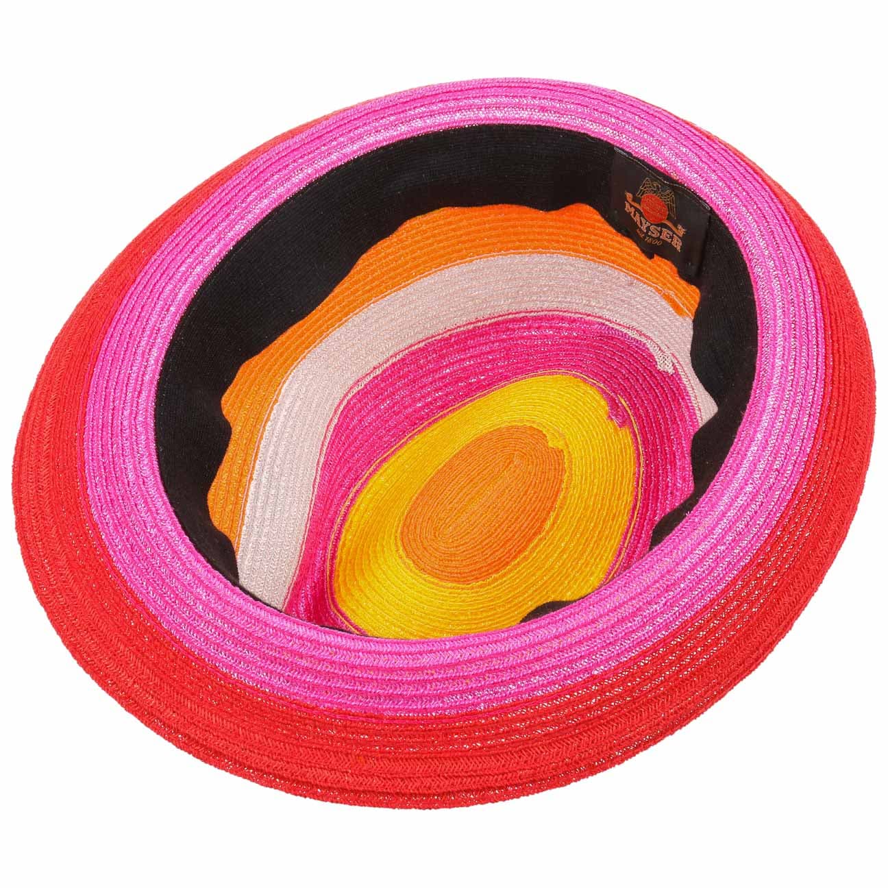 Stylish Svenja Stripes Trilby Hat by Mayser - Women's Fashion Summer Sun Hat for Outdoor, Beach & Travel Accessories