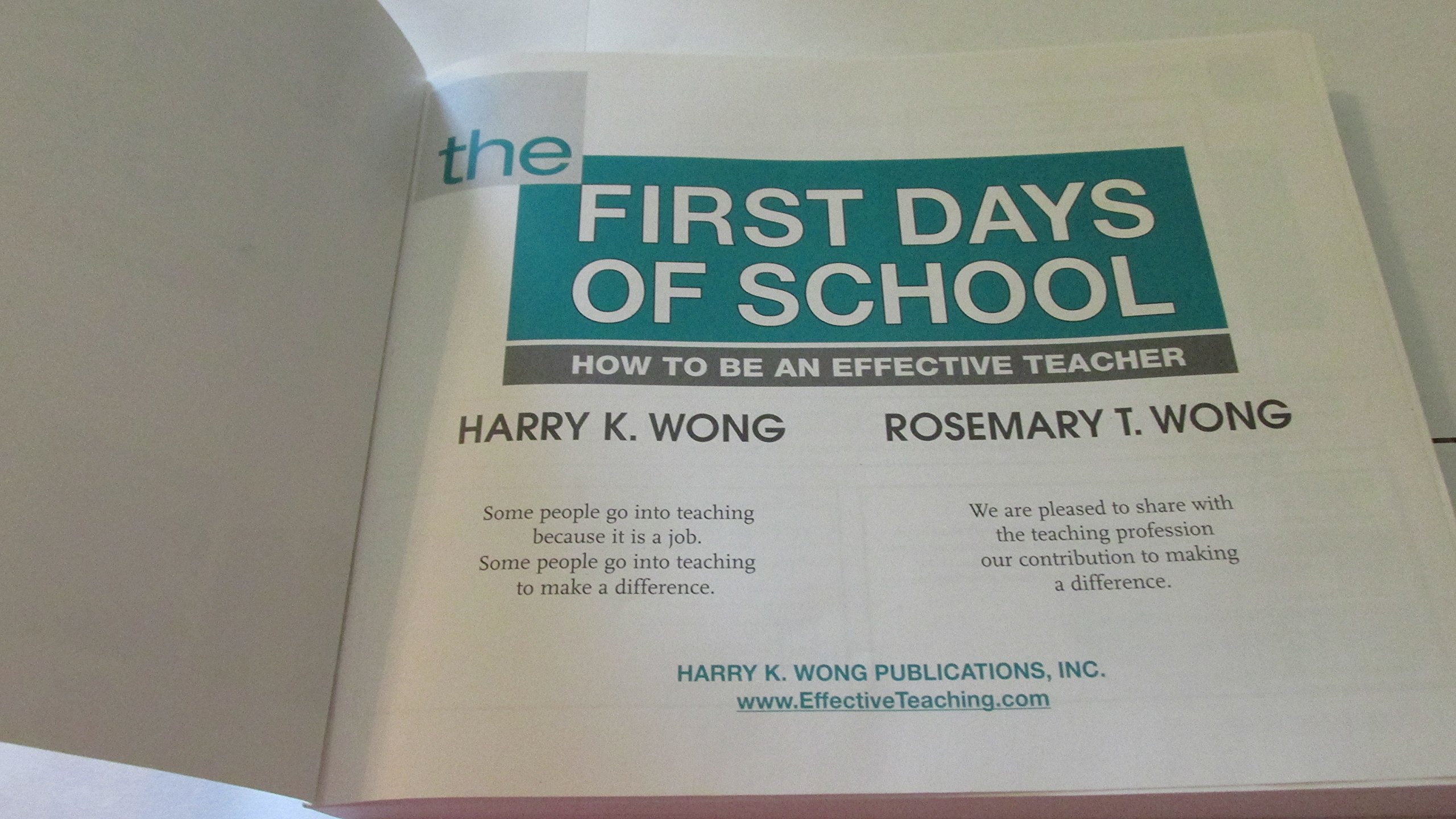 The First Days of School: How to Be an Effective Teacher - Essential Guide for New Educators | Classroom Management & Teaching Strategies