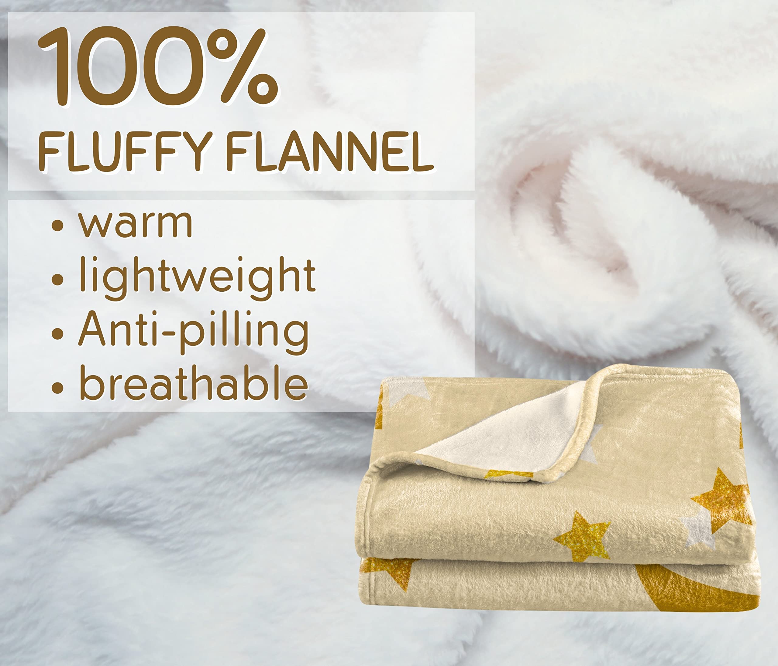 Premium Flannel Plush Blanket for Women - Soft & Cozy 50