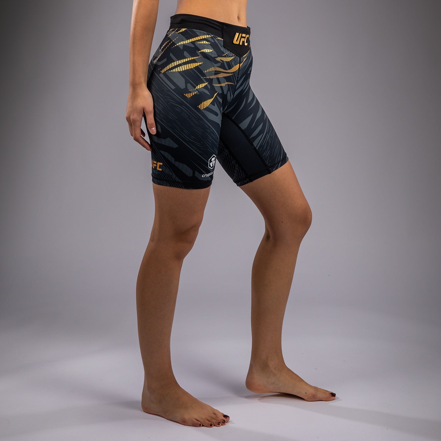 Venum UFC Fusion Authentic Women's Vale Tudo Fight Shorts - Long Fit MMA Training & Competition Gear for Champion Fighters - Perfect for UFC Training, BJJ, Muay Thai & MMA Workouts