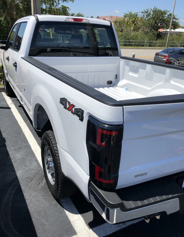 Ford Super Duty F250 F350 F450 F550 2017-2019 LED Tail Lights - Red OLED Replacement for OEM - Upgrade for Trucks, Off-Roading & Night Driving