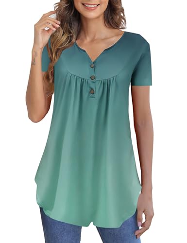 Ombre-short Sleeve