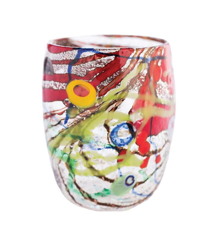 Pre-Order Carnival Glassware Set of 6 - Vibrant Red Drinking Cups for Parties, Weddings & Home Decor