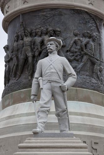 Confederate Memorial Monument in Montgomery Alabama - Historic American Civil War Landmark Photo - Perfect for History Projects & Educational Displays