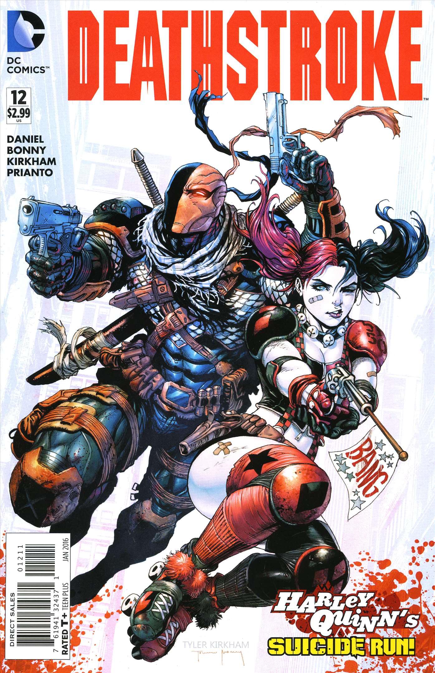 Deathstroke (2nd Series) #12 VF/NM DC Comics - New 52 Tony Daniel Harley Quinn Edition | Collectible Comic Book for DC Fans & Action Figure Display