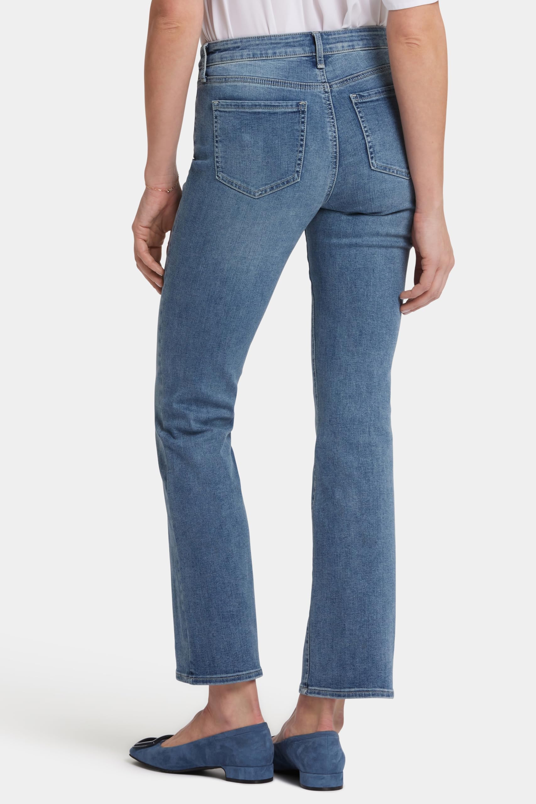 NYDJ Women's Petite Barbara Bootcut Jeans - Stretch Denim Pants for Comfort & Style | Perfect for Work, Casual Outings & Everyday Wear