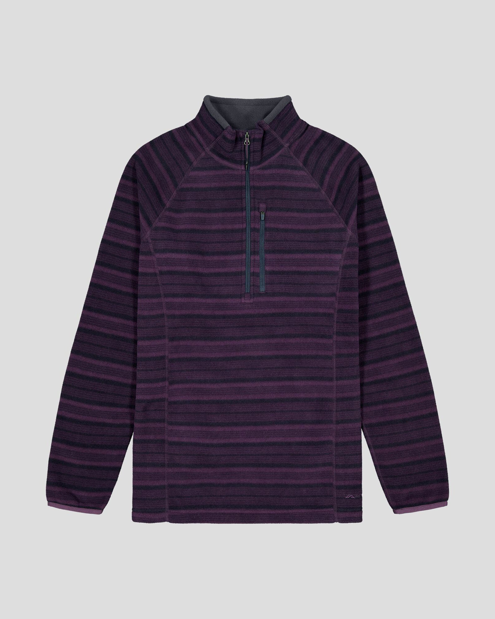 Women's Ridge 100 Primaloft Insulated Pullover Jacket - Warm Winter Fleece Lined Hoodie with Jam Stripe Design for Hiking, Camping & Outdoor Activities