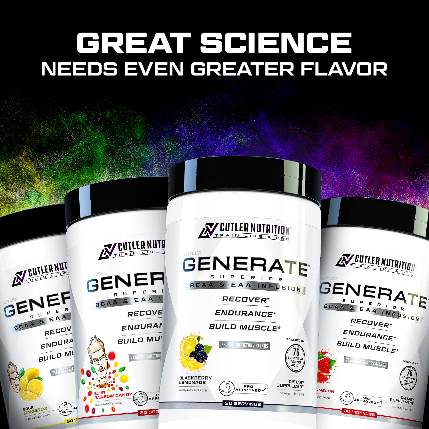 Premium EAA & BCAA Powder - Post Workout Recovery Drink with 5g BCAAs & 2g EAAs for Muscle Growth | Branched Chain Amino Acids Supplement for Athletes & Fitness Enthusiasts | Watermelon Flavor, 30 Servings | Ideal for Gym Recovery & Lean Muscle Building