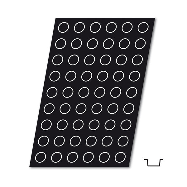 Flexipan FLX01129 Petits Fours Silicone Baking Mold - Set of 54 Cavities, 1 9/16 Inch Perfect for Mini Desserts, Cupcakes & Chocolate Treats - Ideal for Home Bakers & Professional Chefs