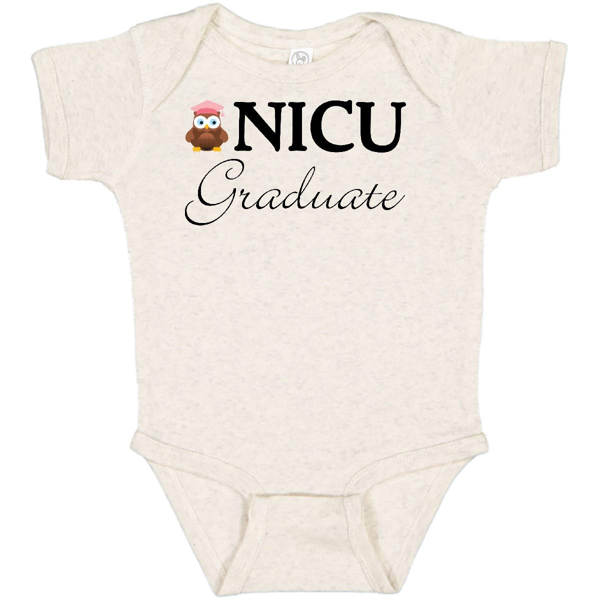 Inktastic NICU Graduate Baby Girl Clothes - Cute Infant Bodysuit for Newborns & Preemies - Perfect for Hospital Photos, First Outfits & Special Milestones