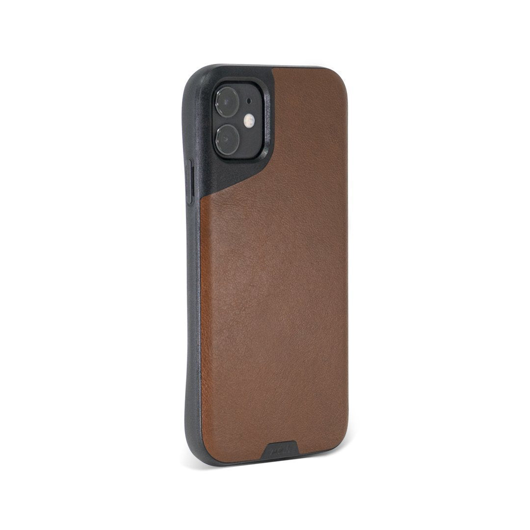 Premium Brown Genuine Leather Phone Case with Contour Fit - Slim & Protective Cover for iPhone & Samsung - Perfect for Business, Travel & Everyday Use