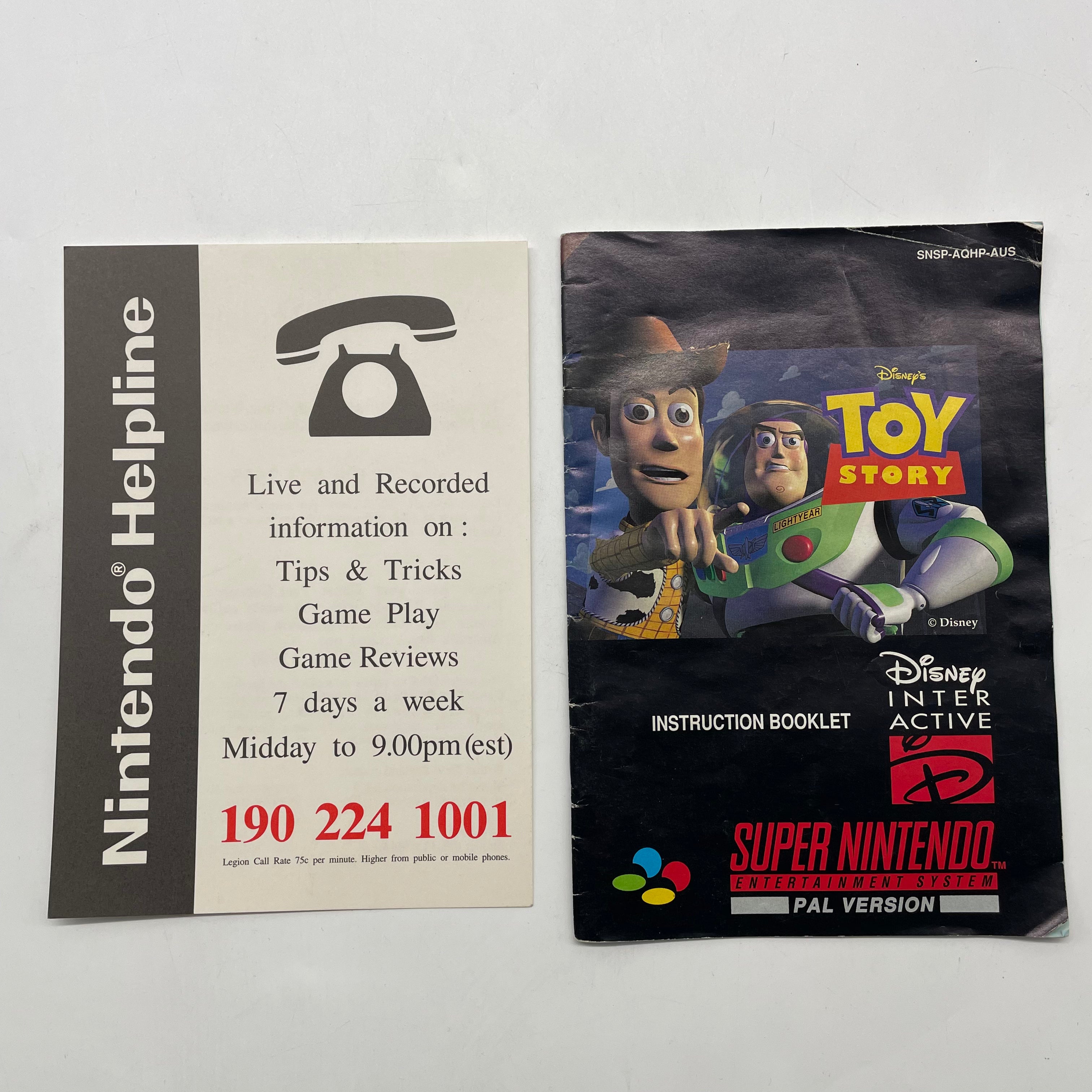 Original Disney Toy Story SNES Game Complete in Box - Retro Nintendo Entertainment System Classic for Collectors & Gamers - Perfect for Nostalgic Gaming & Display