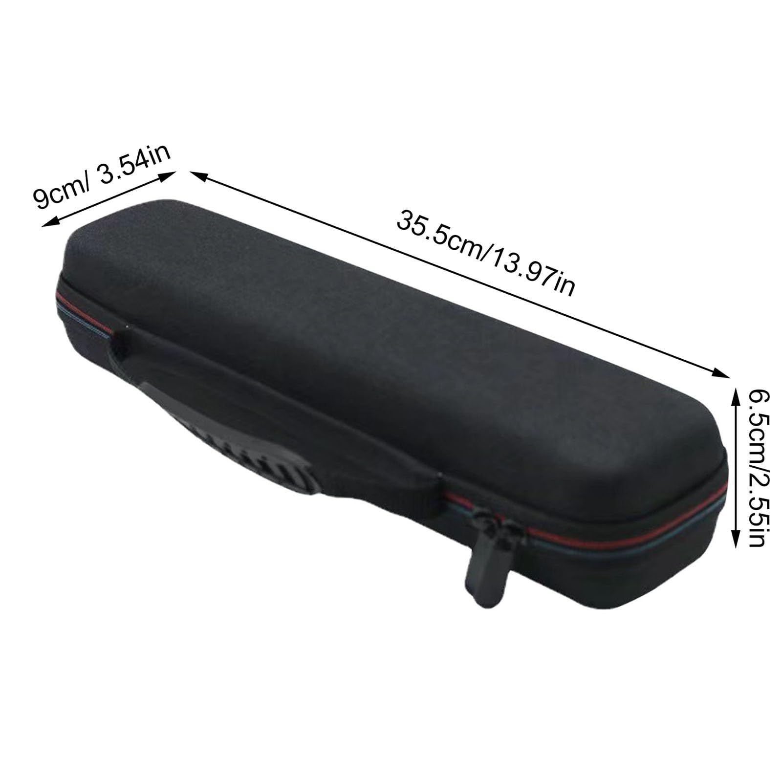 EVA Zipper Flute Carrying Case - Durable Recorder Storage Pouch for Soprano Flute | Music Instrument Protection Box | Perfect for School, Band Practice & Travel