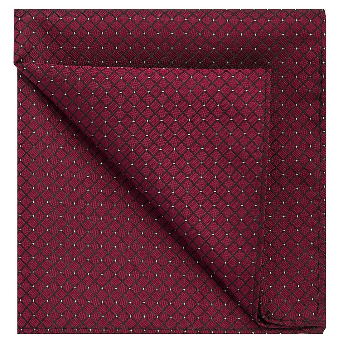 Premium Solid Color Pocket Square Wedding Handkerchief - Silk-Like Fabric with Gift Box - Perfect for Weddings, Prom, Formal Events & Business Attire