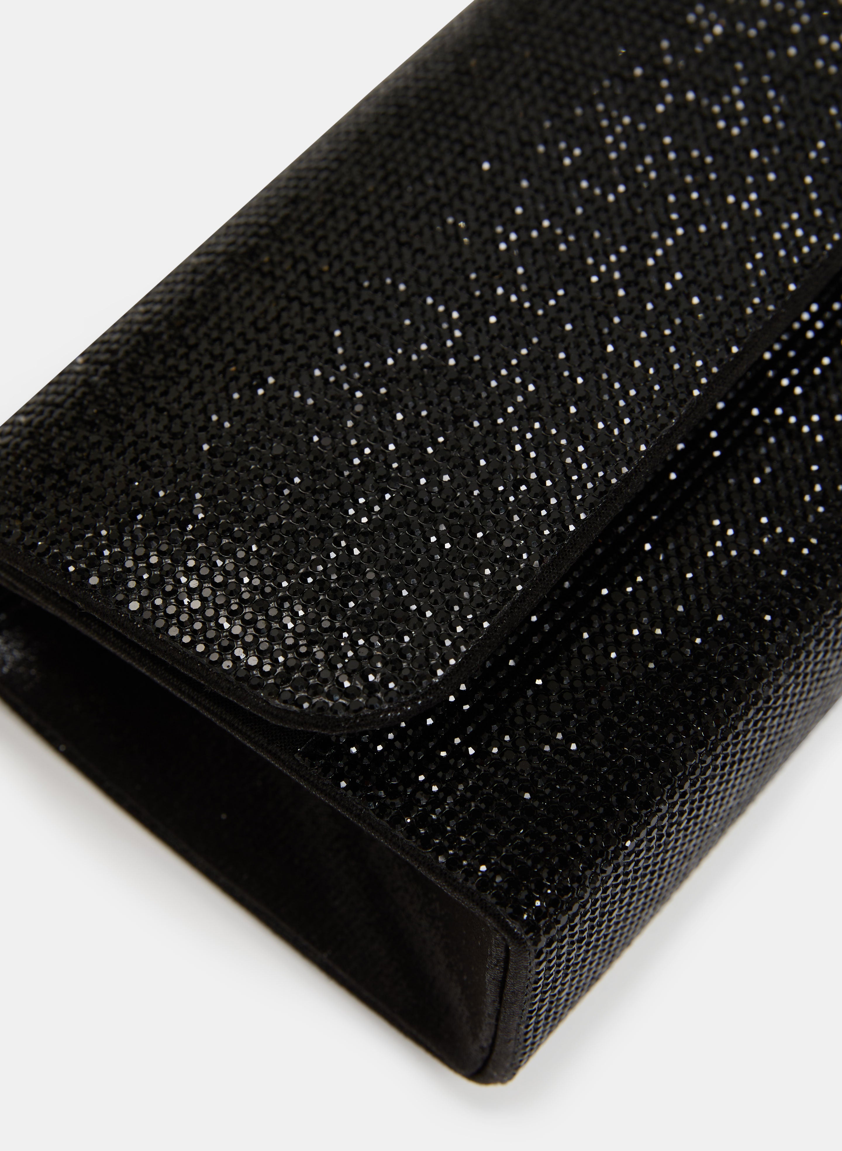 Elegant Crystal Envelope Clutch Purse for Women - Sparkling Evening Bag for Parties, Weddings & Special Occasions