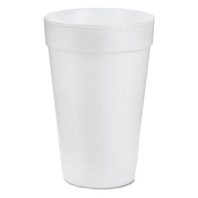 Premium 16 oz White Dart Drink Foam Cups - 40 Bags (25 Cups per Bag) - Perfect for Parties, Coffee Shops & Office Break Rooms