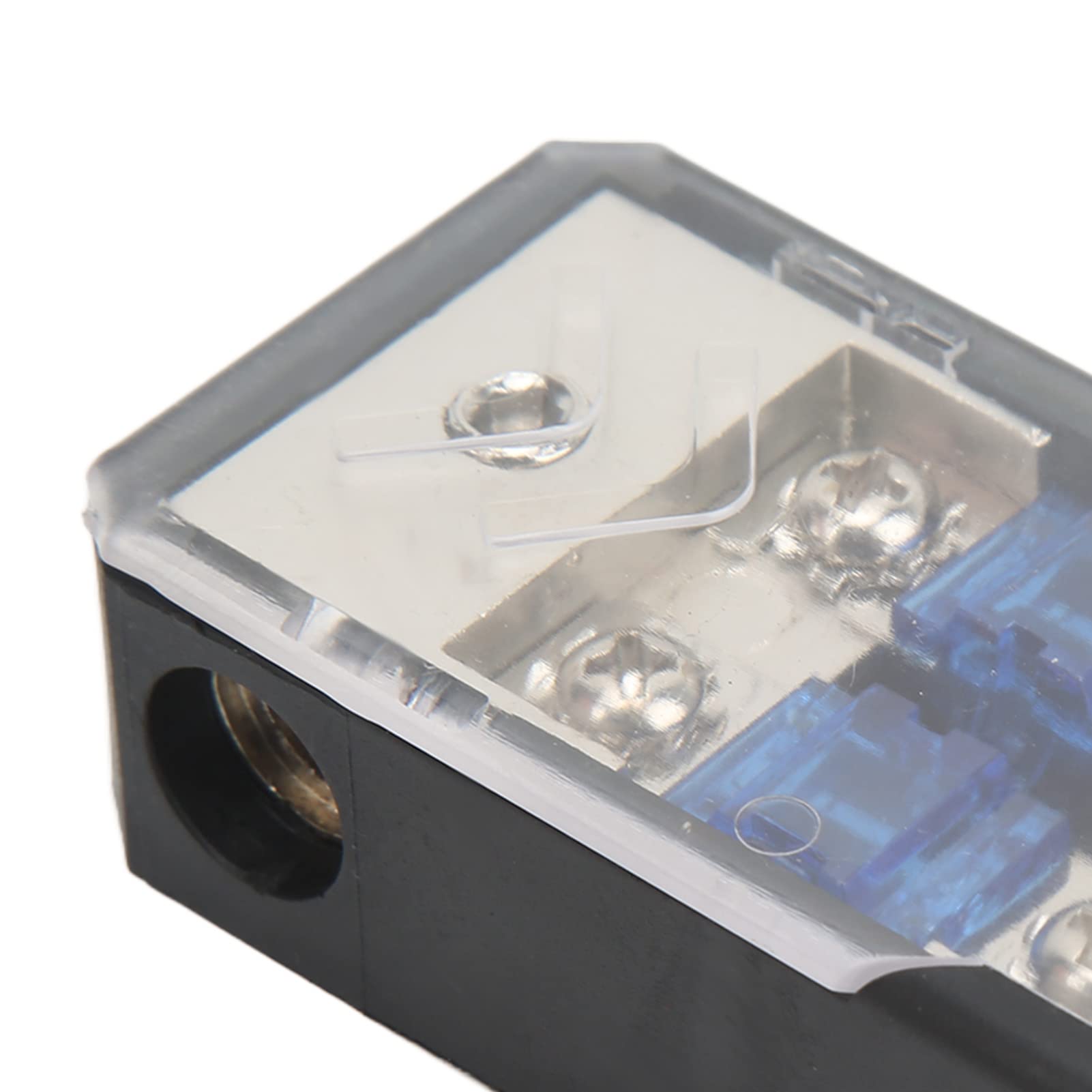 Universal 1 In 2 Out Zinc Alloy Power Distribution Block - Safe & Durable Car Audio Power Splitter for Radio & Amplifier Installation | Perfect for Vehicle Sound System Upgrades