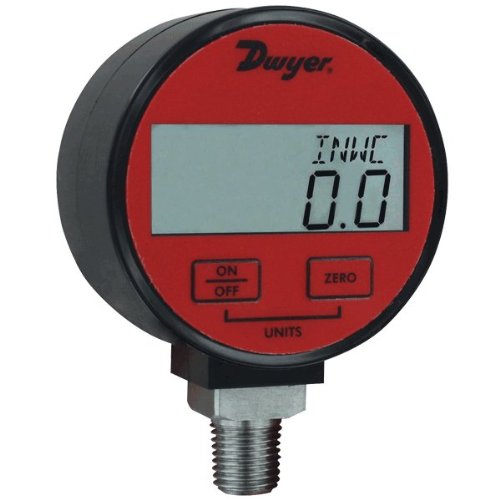 Dwyer® DPGA-12 Digital Pressure Gauge | 1% Accuracy | Air & Compatible Gases | -30