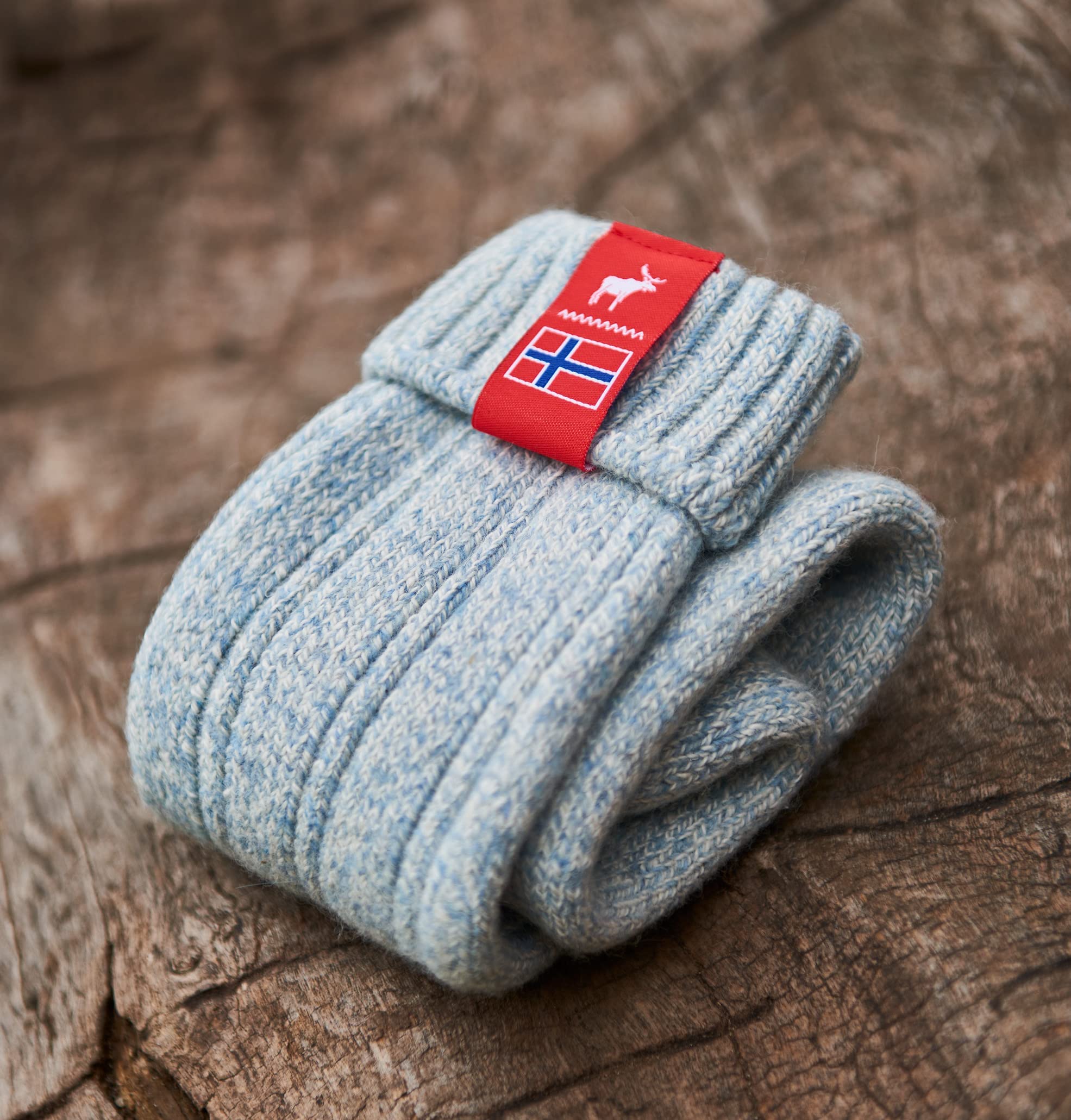 Premium Norwegian Fjord Wool Socks - Warm Winter Thermal Hiking Socks for Men & Women - Cozy & Durable for Outdoor Adventures, Skiing & Snowboarding