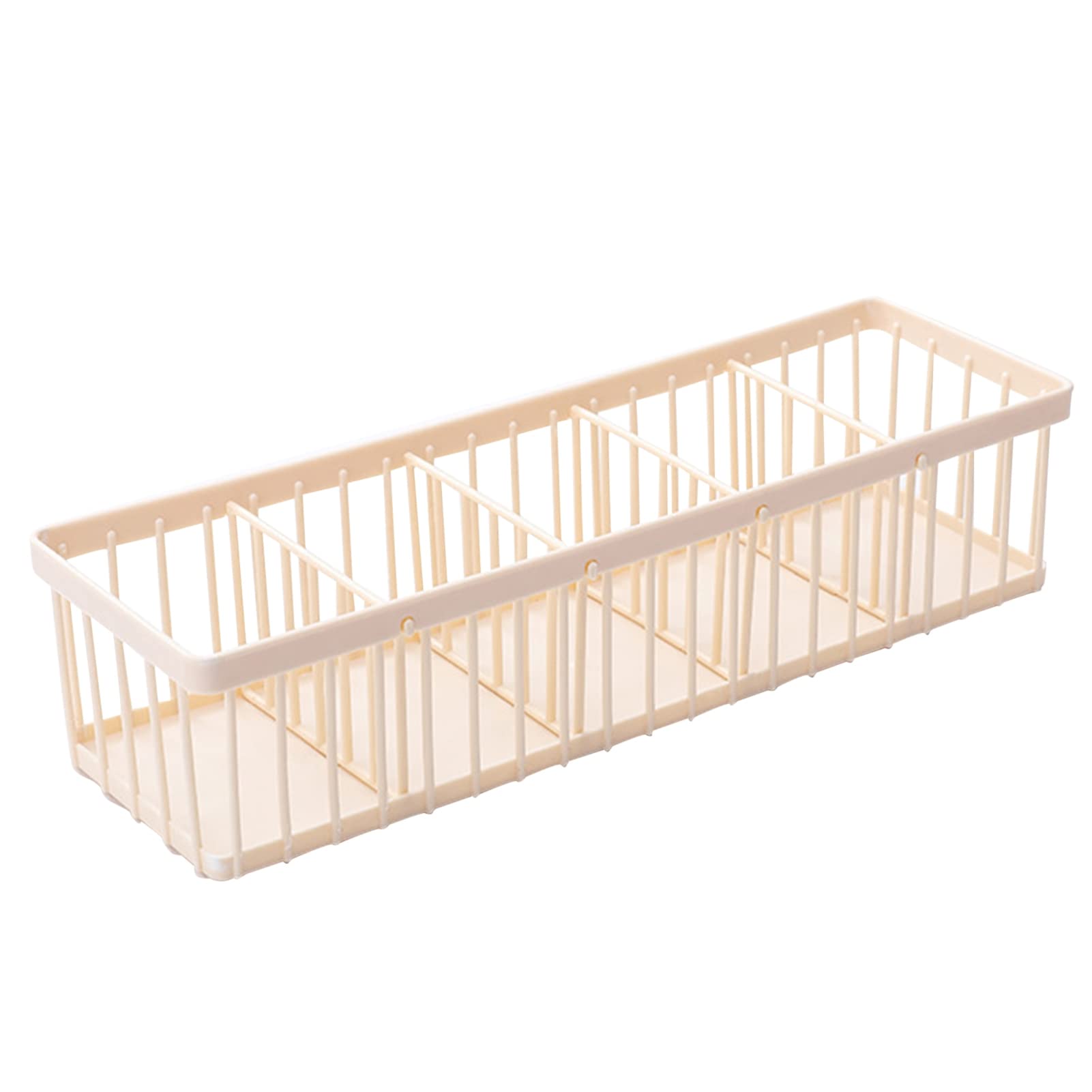 US Storage Holder - Ventilated Underwear & Socks Organizer Box, Detachable Multi-Purpose Plastic Storage Container for Home - Perfect for Closet, Drawer & Travel Organization