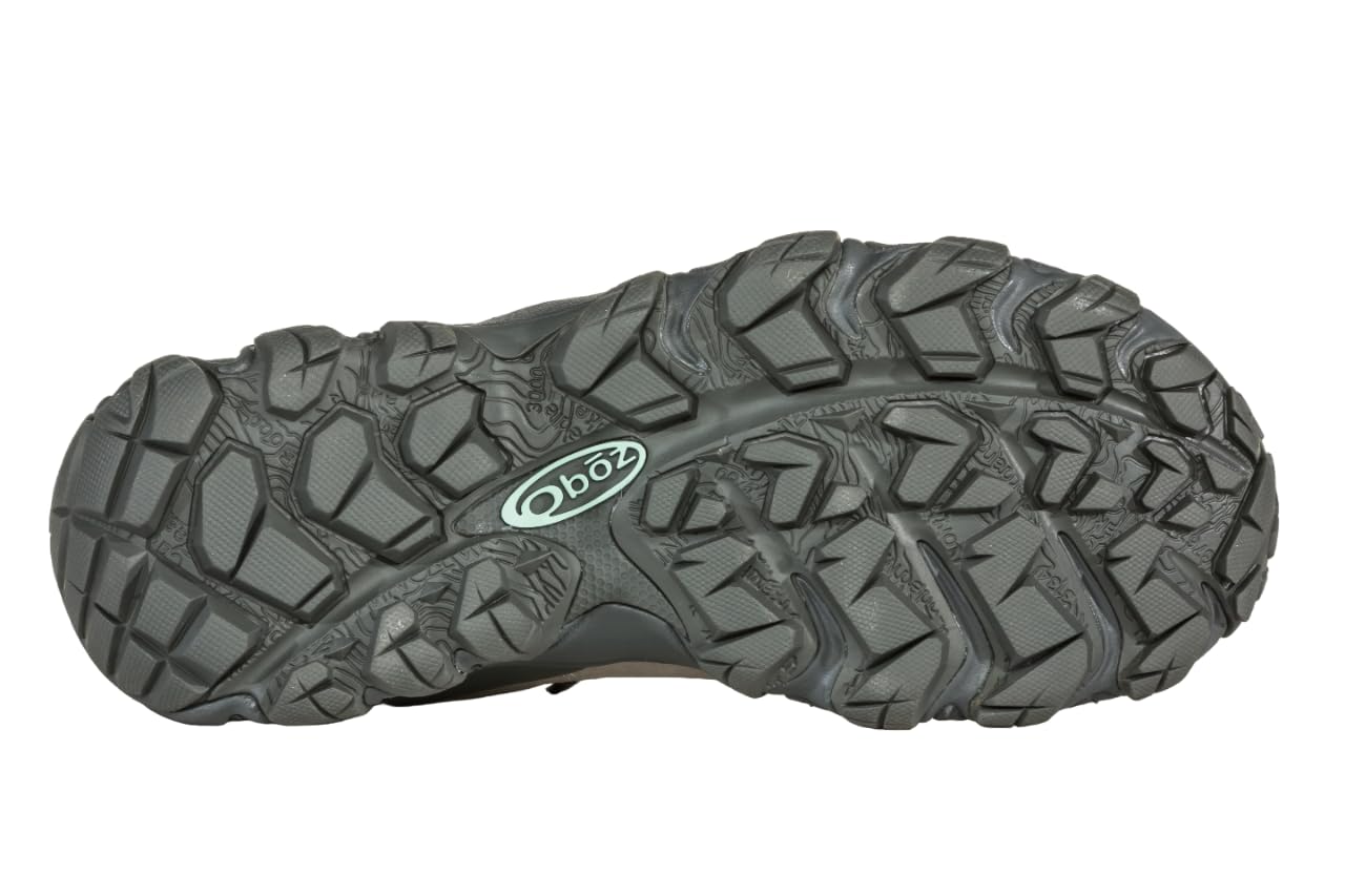 Oboz Women's Bridger Mid B-DRY Waterproof Hiking Boots - Lightweight & Durable for Outdoor Adventures, Trail Walking & Backpacking