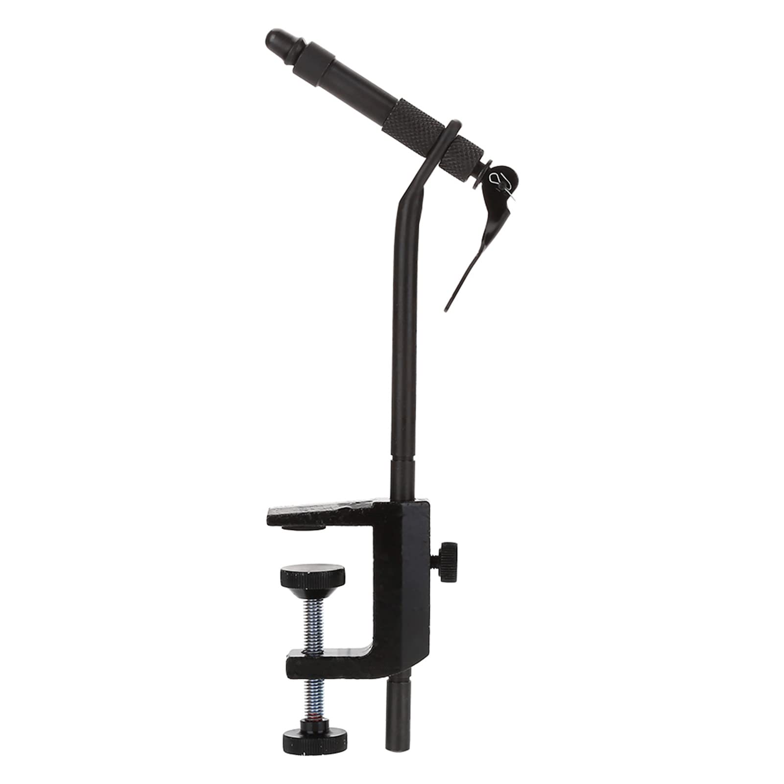Premium Rotary Fly Tying Vise - Aluminum Construction with C-Clamp & Portable Design for Fly Fishing Lure Making | Perfect for Travel & Home Workbench Use