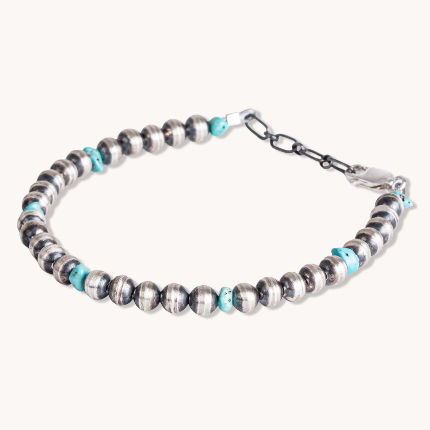 Turquoise Classic Pearls Bracelet (5mm) - Handmade Boho Jewelry for Women | Perfect for Weddings, Parties & Everyday Wear