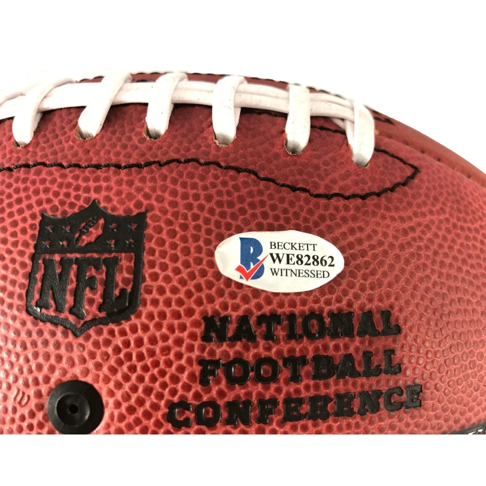 Drew Brees Autographed Football - New Orleans Saints Signed NFL Memorabilia with BAS COA - Perfect for Collectors, Sports Fans, and Home Decor