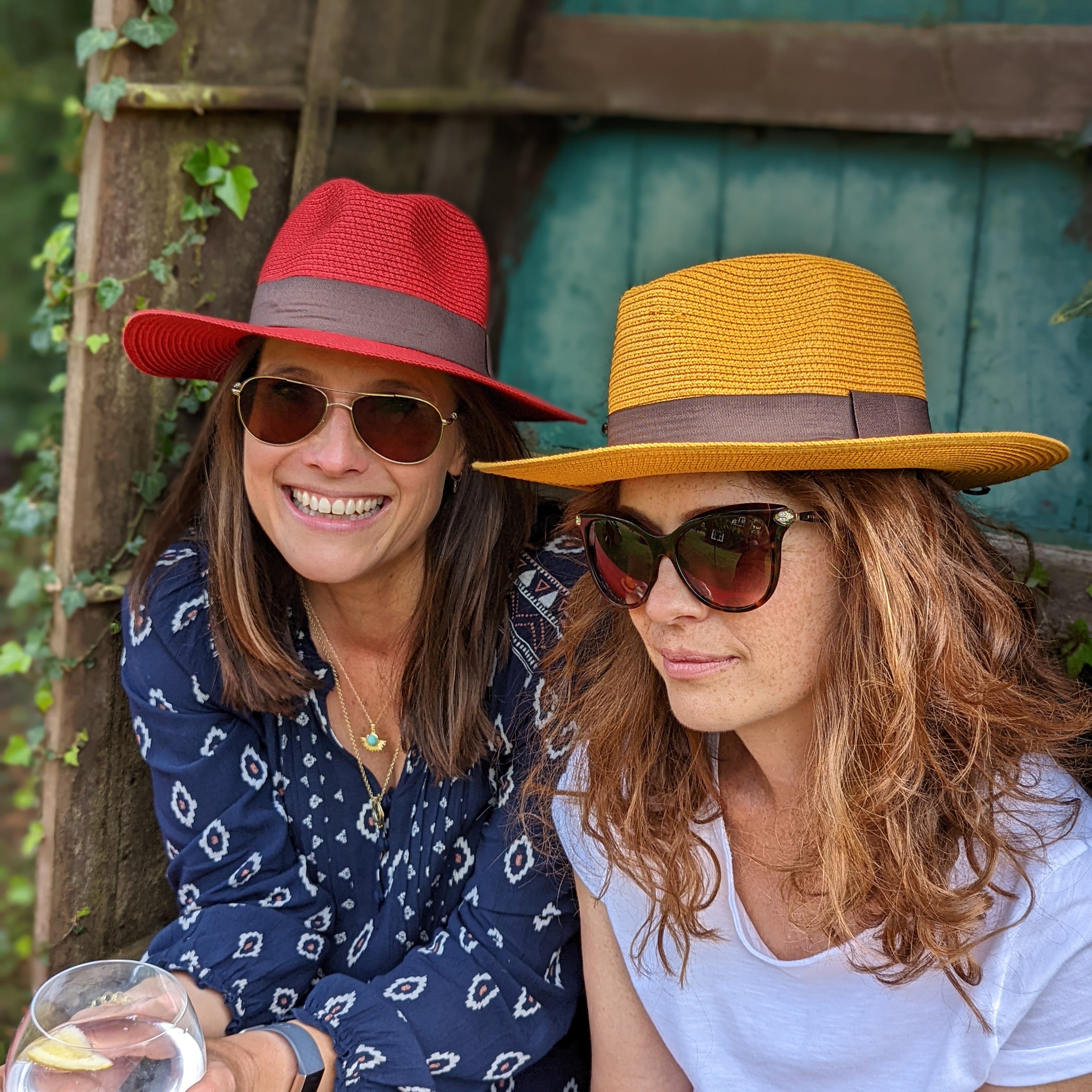 Mustard Panama Folding Hat 55cm - Sun Protection Travel Hat for Men & Women - Perfect for Beach, Vacation and Outdoor Activities